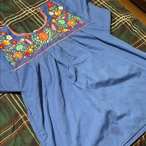 Hispanic heritage Top with beautiful embroidery